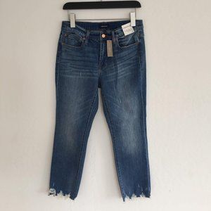 NWT J Crew Tattered Frayed Hem Jeans